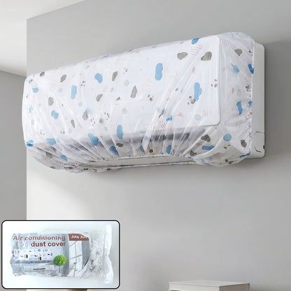 AC Dust Cover, Waterproof Folding Split AC Protector | Velvet Wheels front view for fresh air comfort