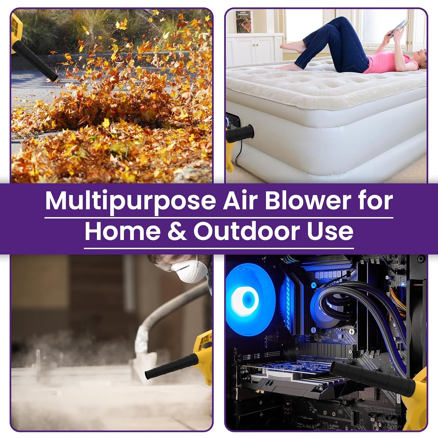 Amber High Power Electric Dust Cleaning Air Blower (1 Pc, 550W)