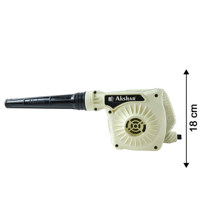 Electric air blower size comparison