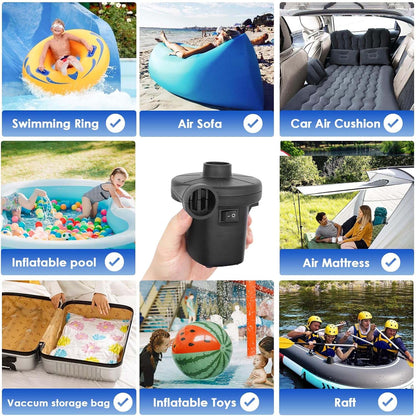 બોલ માટે 9080 ઇલેક્ટ્રિક એર પંપ, બલૂન (3 નોઝલ)