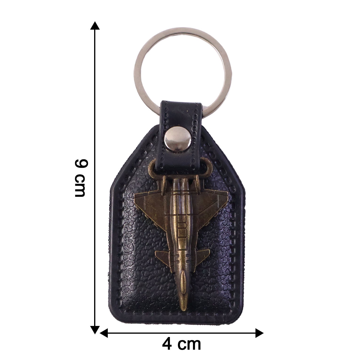 Premium Aircraft Design Leather Finish Keychain (1 Pc)