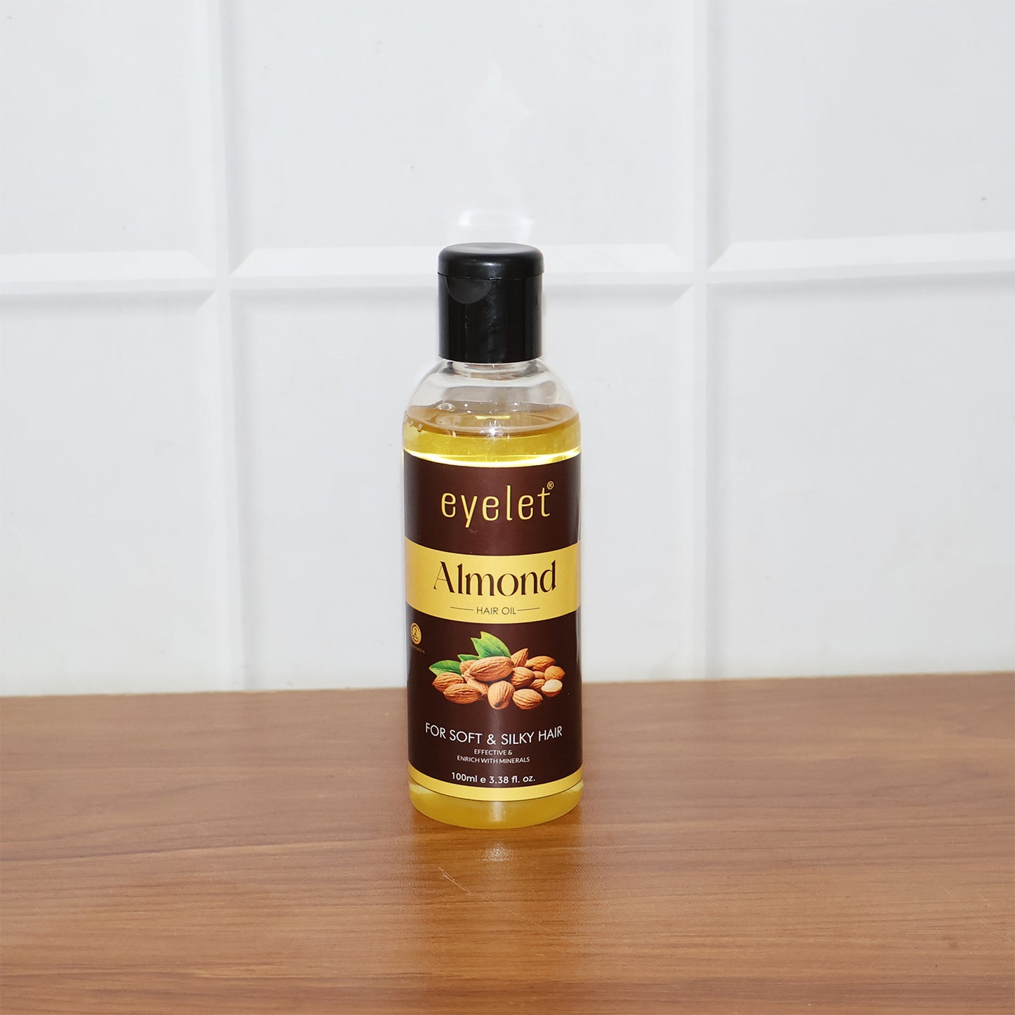Eyelet Almond Hair Oil 100ml – Enriched with Minerals for Soft & Silky Hair (100 ML)