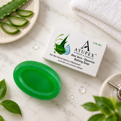 Aloe Vera & Neem Glycerin Soap – Deeply Moisturizes & Refreshes Skin