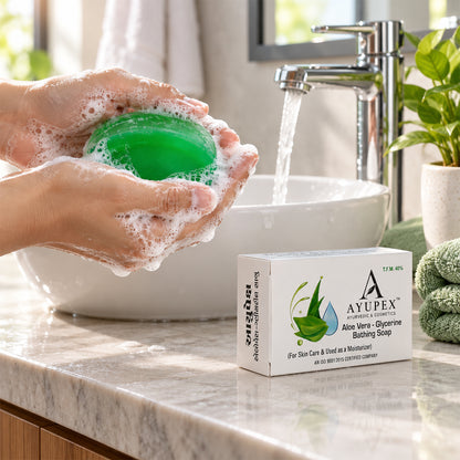Aloe Vera & Neem Glycerin Soap – Deeply Moisturizes & Refreshes Skin