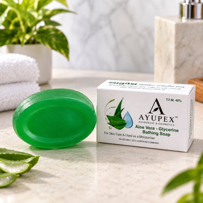 Aloe Vera & Neem Glycerin Soap – Deeply Moisturizes & Refreshes Skin