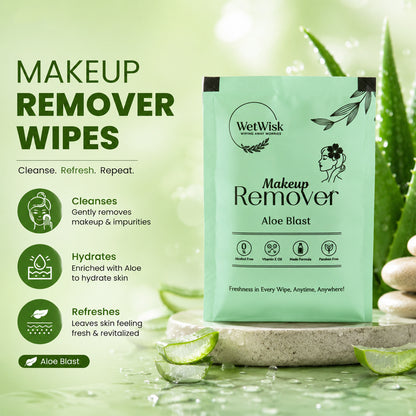 Face cleansing makeup remover wipe