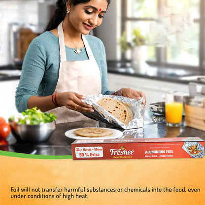 Freshee Premium Aluminium Foil — Twin Pack 2 Pc (Net 50 g each)