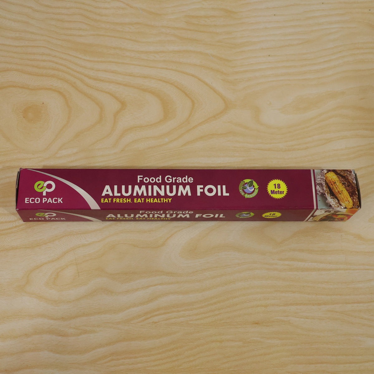 Aluminium Foil Paper Roll for Food Wrapping, Baking & Kitchen Use (18 Mtr)