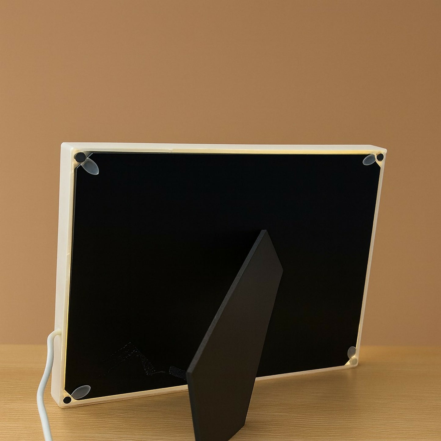 Romantic Dual Heart-Shape LED Light Photo Frame for Couple | Decorative Floral Wedding & Anniversary Picture Frame | USB Powered Warm Light Love Frame for Bedroom, Living Room & Gifting | Premium Couple Photo Display for Home Décor