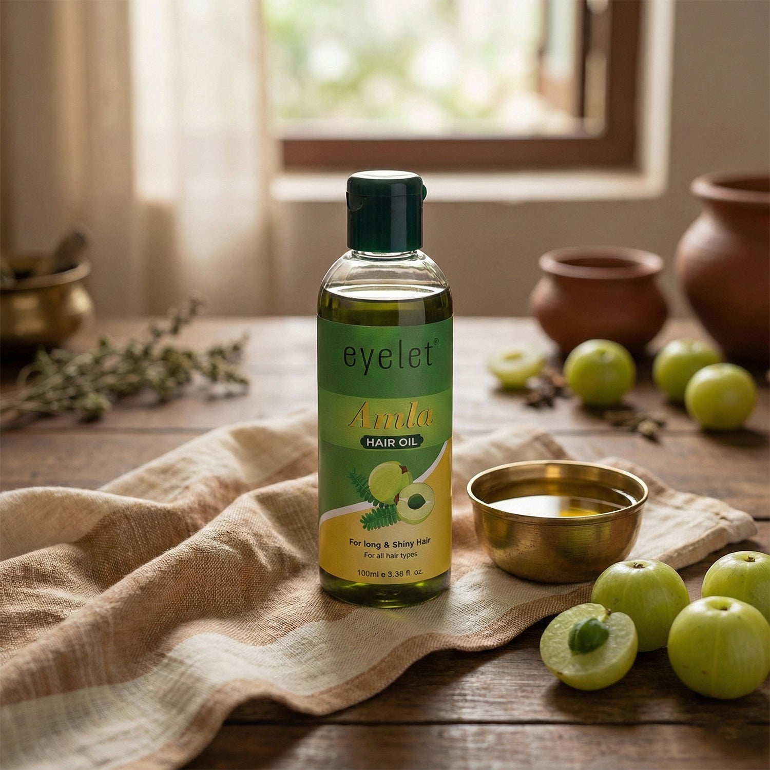 Eyelet Amla Hair Oil 100ml – Natural Nourishment for Strong, Long & Shiny Hair