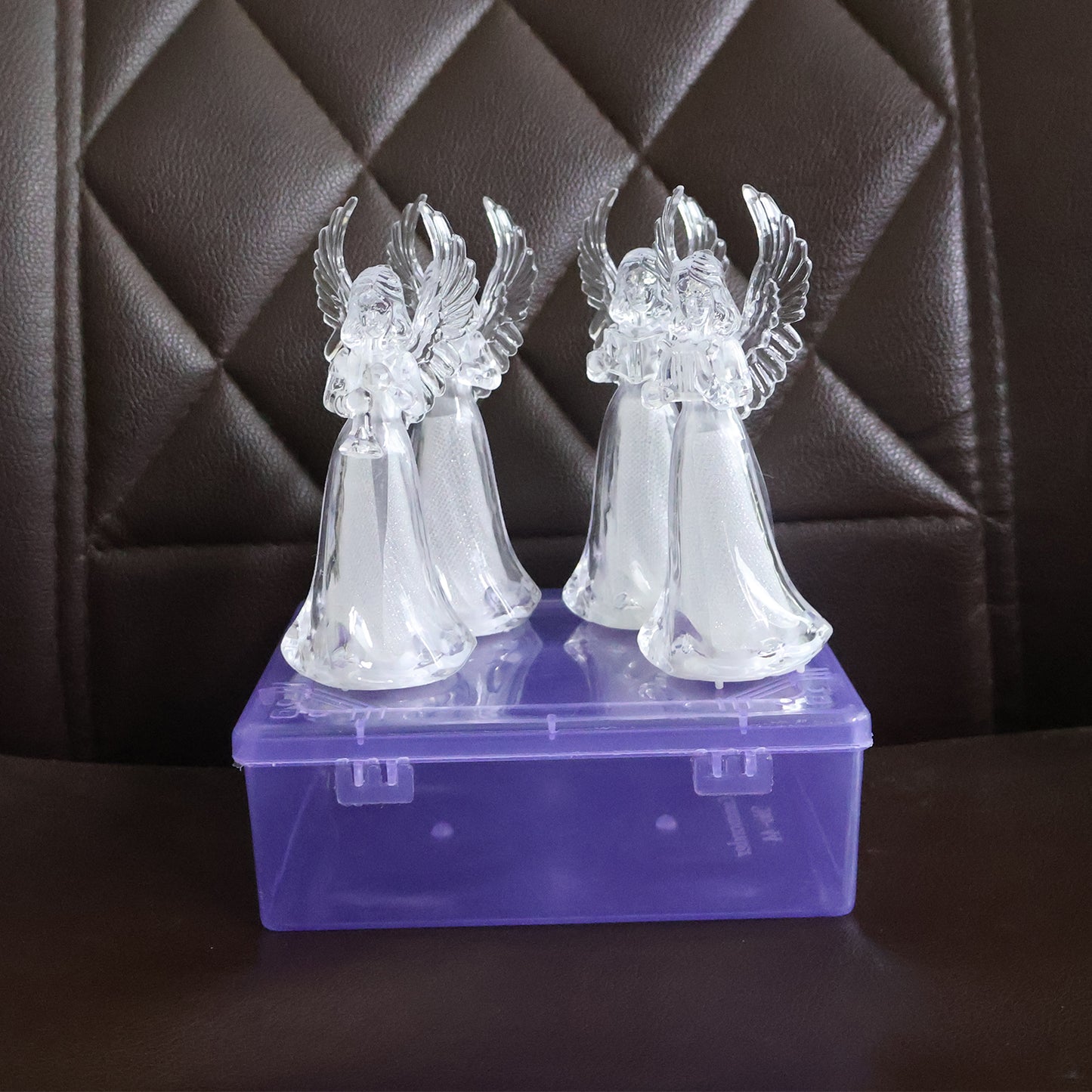 Battery Operated LED Angel Decorative Lights (4 Pc / Set)