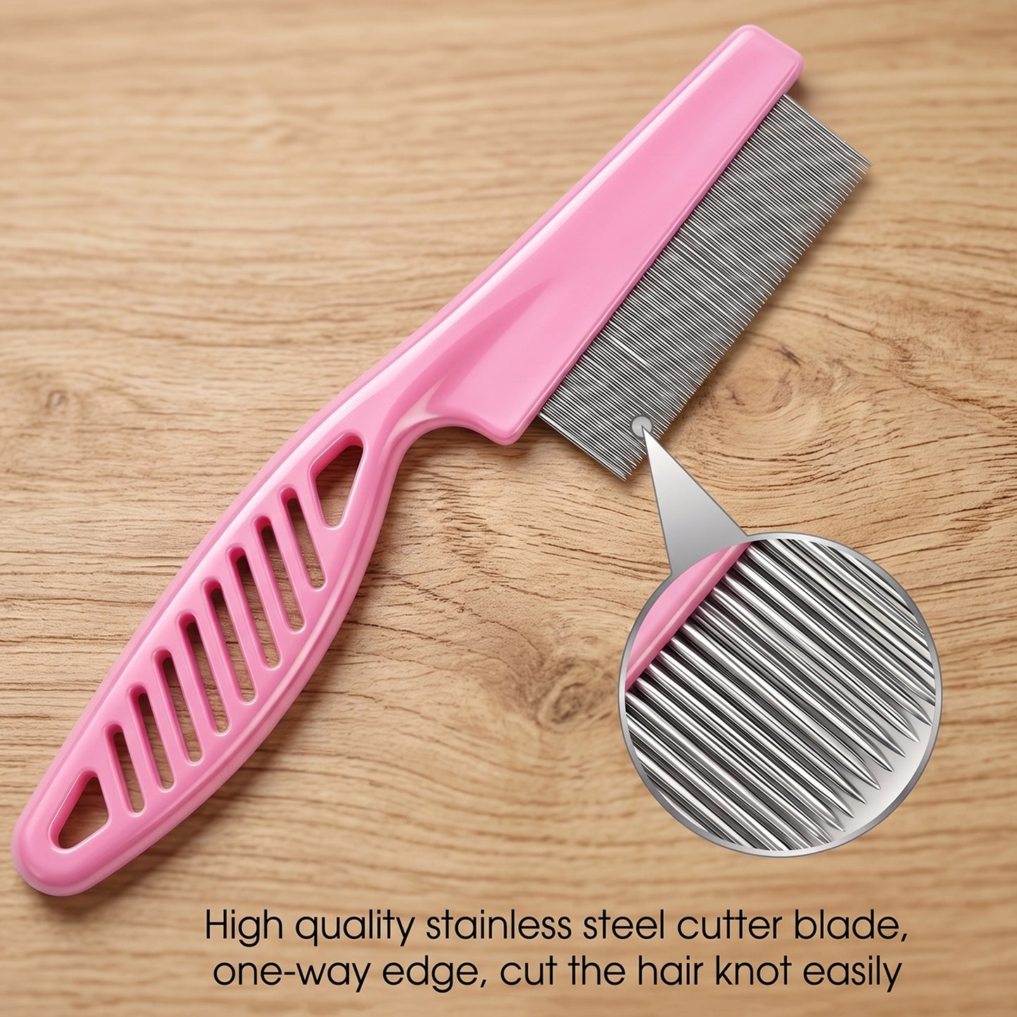 Pet comb shedding grooming tool