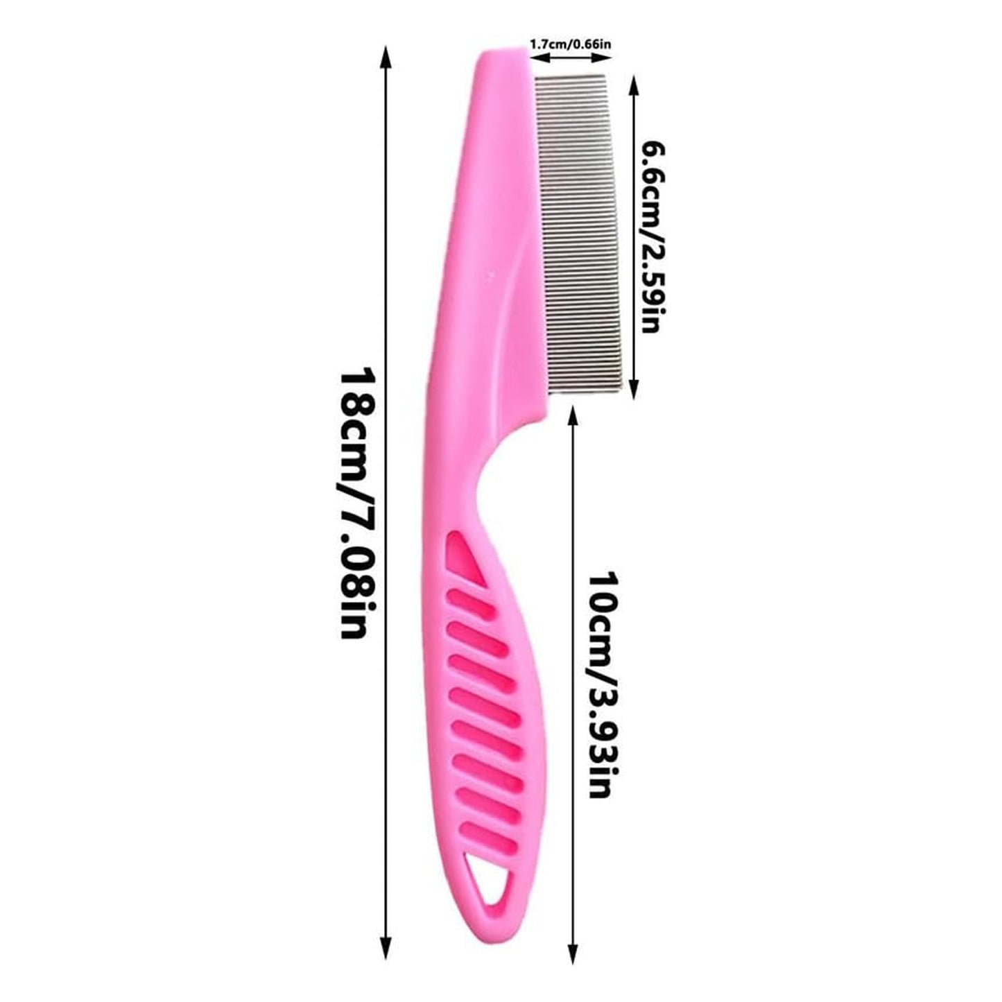 Dog comb size comparison