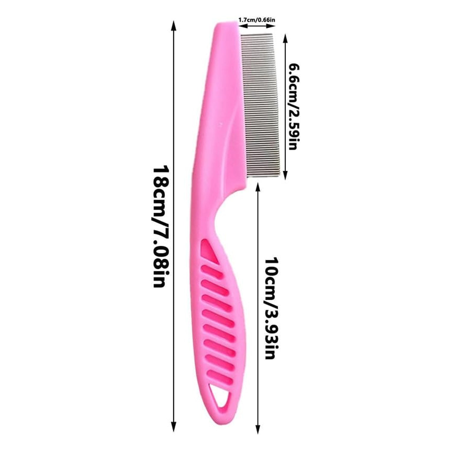 Dog comb size comparison