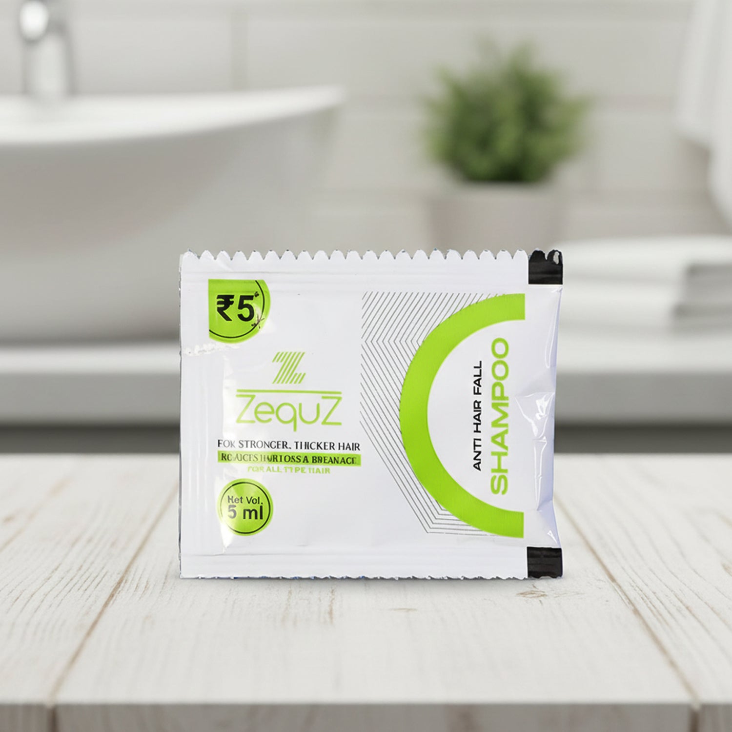 Zequz Anti-Hair Fall Strengthening Shampoo Sachet (5 ML / 1 Pc)