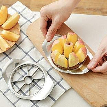 Heavy Duty Stainless Steel Apple Cutter & Slicer (1 Pc)