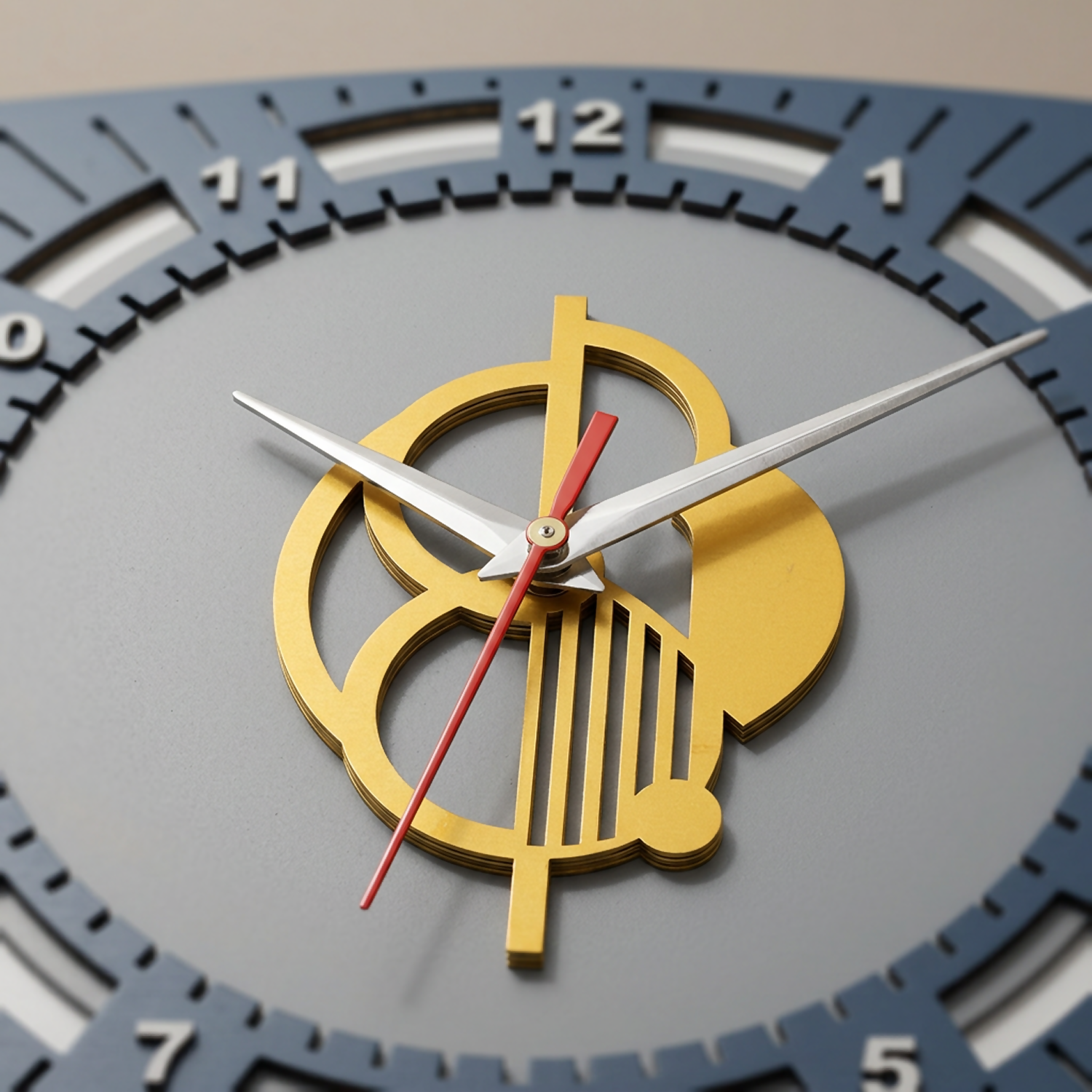 Rounded Square Clock 4 home decor