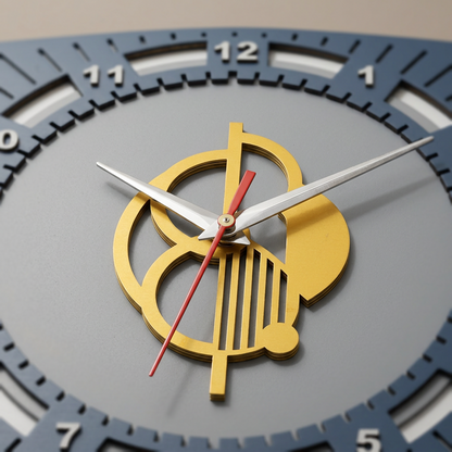 Rounded Square Clock 4 home decor