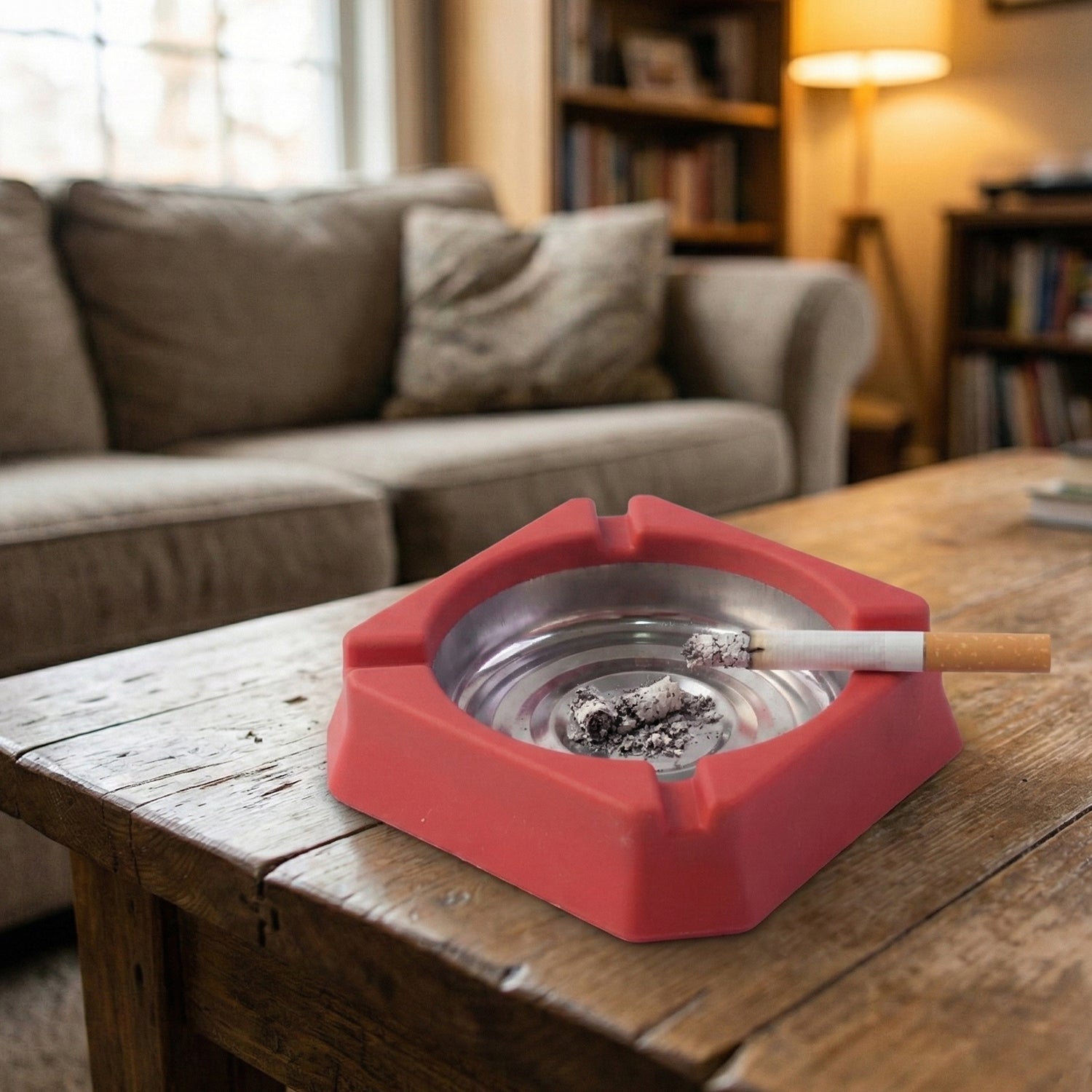 Heat-Resistant Ashtray (1 Pc)