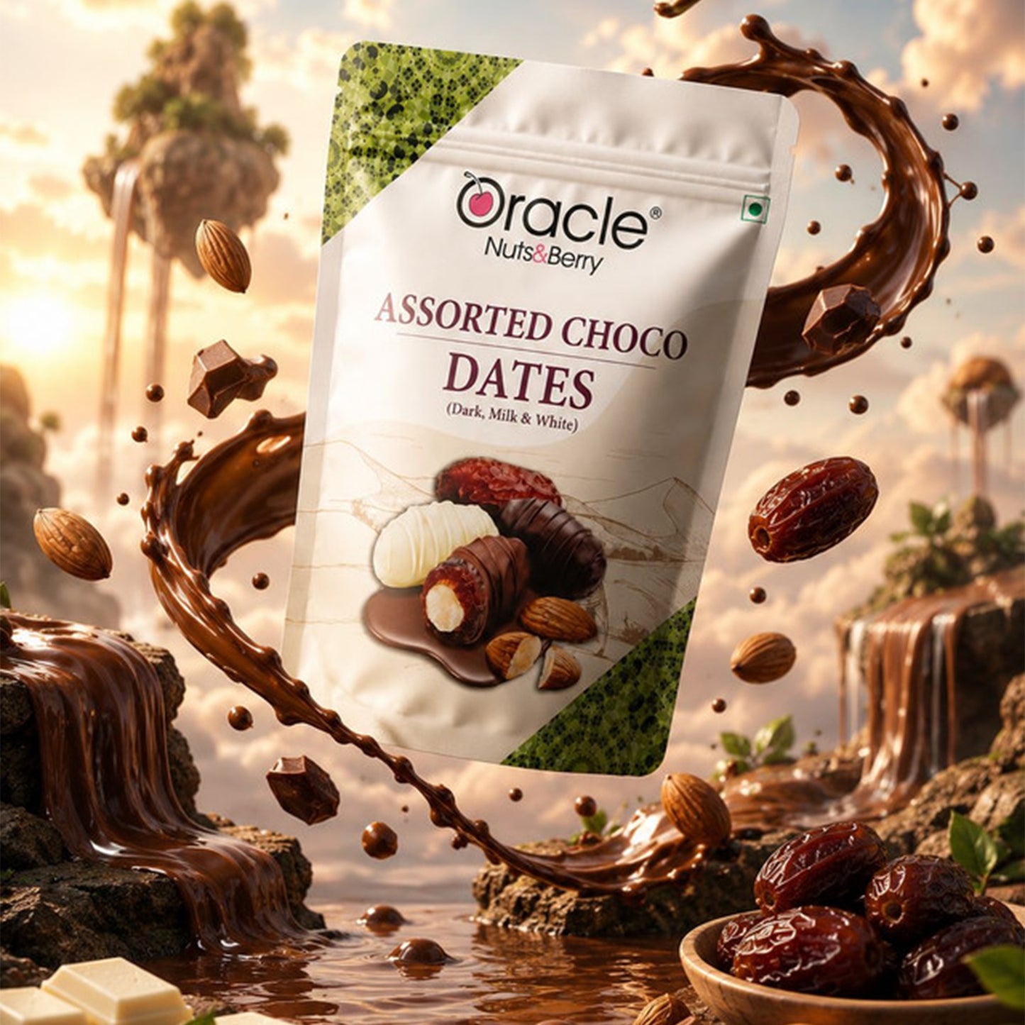 Luxury Choco Dates, perfect for festive gift hampers and dessert tables