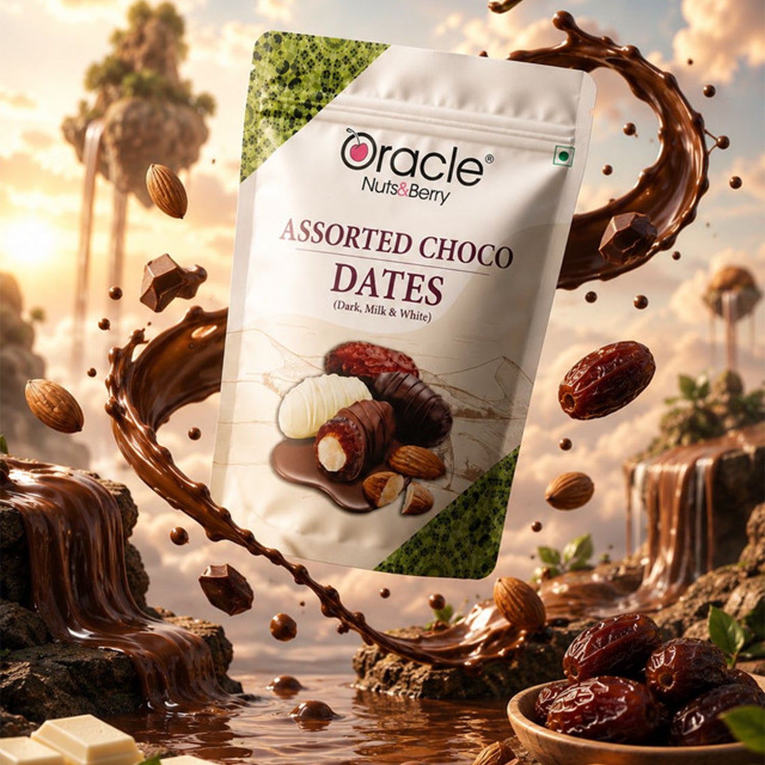 Luxury Choco Dates, perfect for festive gift hampers and dessert tables
