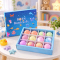 Colourful Fizzing Bath Bomb with Surprise Toy for Playful Bath Time (12 Pc)