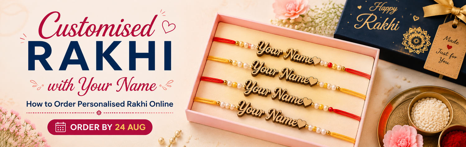 Customised Rakhi with Name: How to Order Personalised Rakhi Online (Order by 24 Aug)