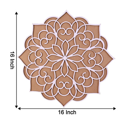 Rangoli Stencil | 16 Inch | Mandala Design for Diwali and Festivals