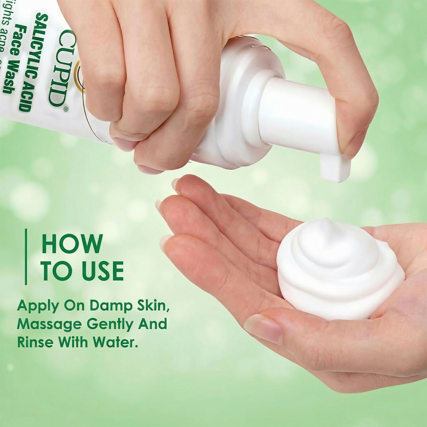 Cupid Salicylic Acid Foam Face Wash for Acne Control & Oil Balance (110 Ml)