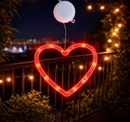 Heart Shape LED Decorative Wall Light for Bedroom, Home & Romantic Decor