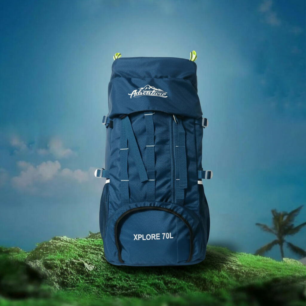 Xplore 70L Adventure Trekking Backpack – Heavy-Duty Hiking Rucksack with Multiple Straps, Large Capacity for Camping, Travel & Outdoor Gear