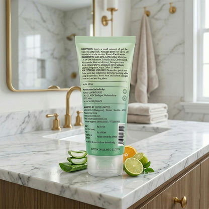 AHA BHA Face Wash Gel Deep Clean Pimple Control Skin Care Cleanser (100 Ml)