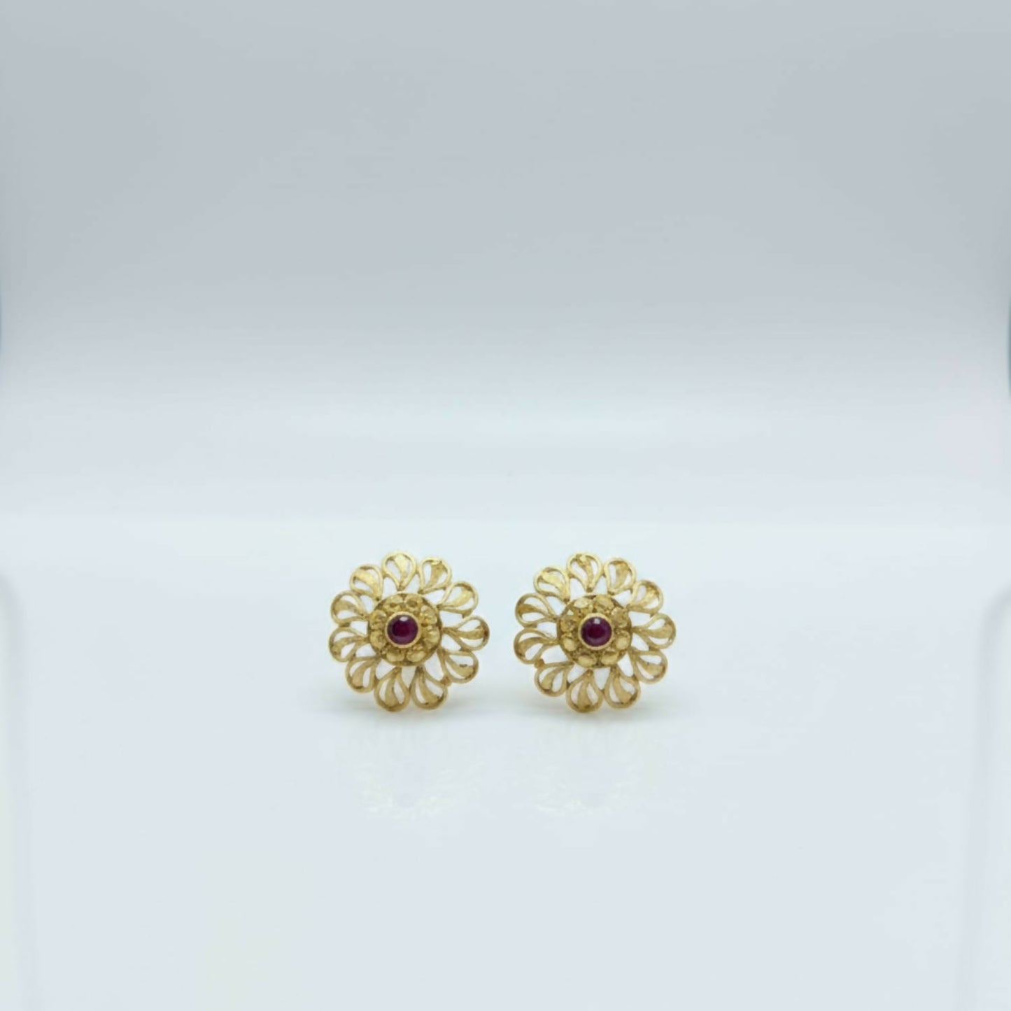 Stylish Gold Finish Traditional Jhumka | Festive Wear Earrings