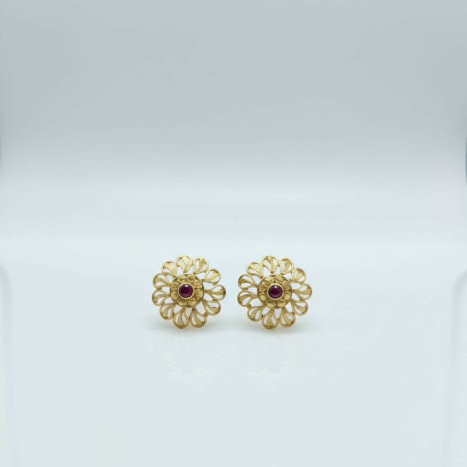 Stylish Gold Finish Traditional Jhumka | Festive Wear Earrings