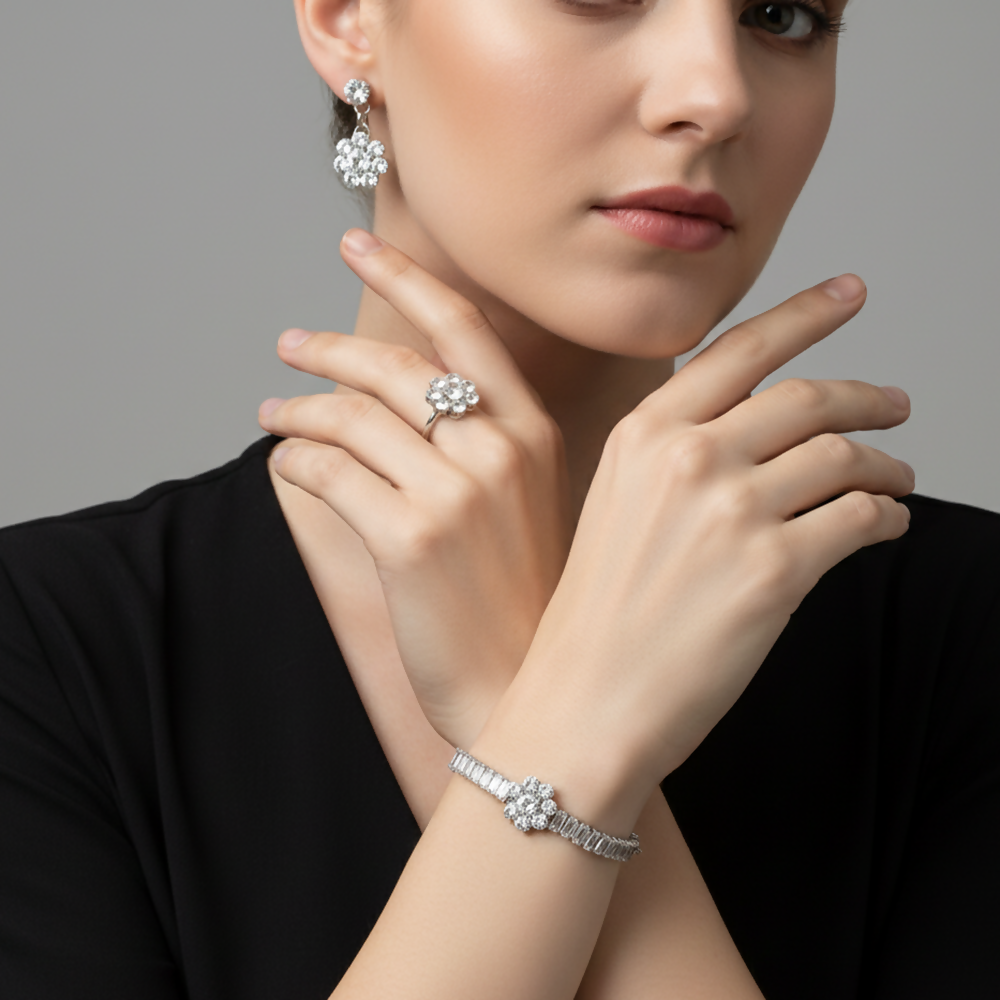 Premium AD Floral Bracelet Combo Perfect For Gifting