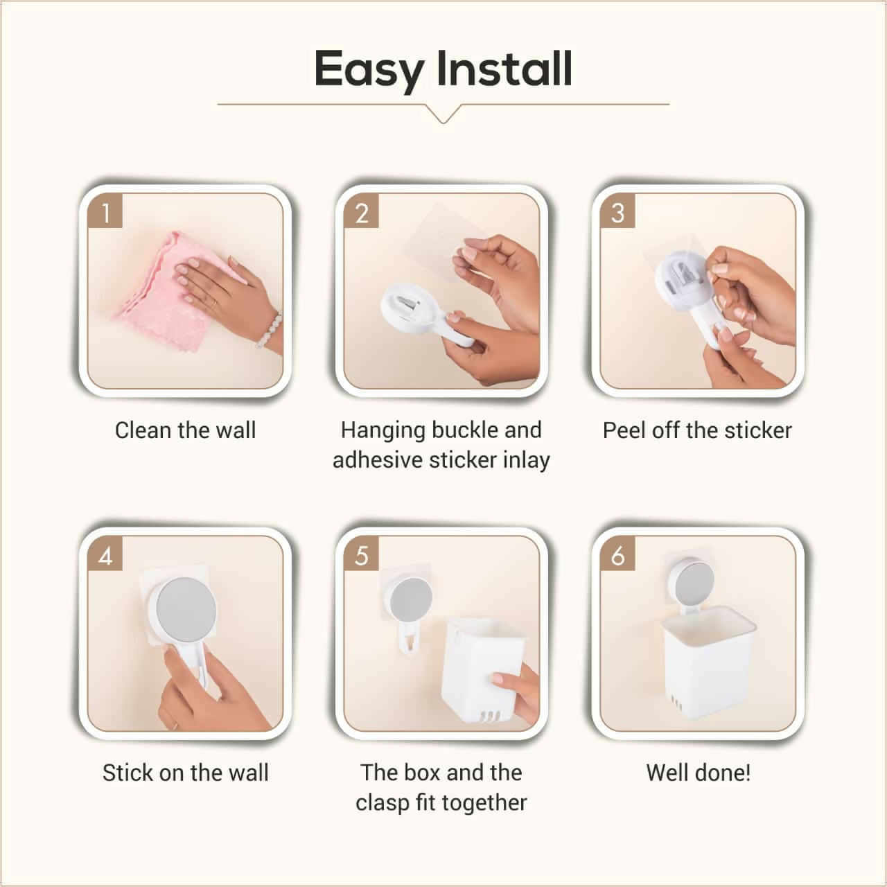 MULTI GRIP TOOTHBRUSH HOLDER pack of 2