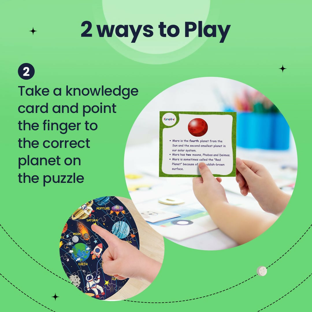 SOLAR SYSTEM PUZZLE ARYABHATTA INSPIRED - AGE 3+ (39 PUZZLE PIECES) MDF PUZZLE SERIES