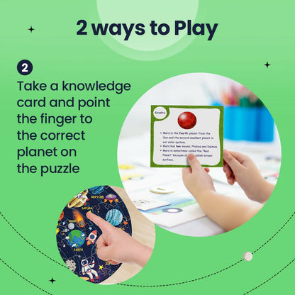 SOLAR SYSTEM PUZZLE ARYABHATTA INSPIRED - AGE 3+ (39 PUZZLE PIECES) MDF PUZZLE SERIES