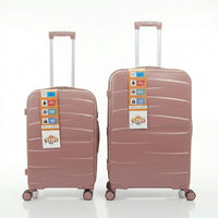 Premium Hard Shell Trolley Luggage Travel Suitcase with Spinner Wheels & Secure Lock