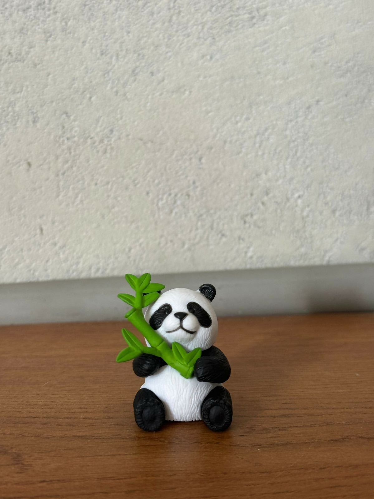 Cute Panda poly-resin Showpiece with Bamboo for Home & Office Desk Decor