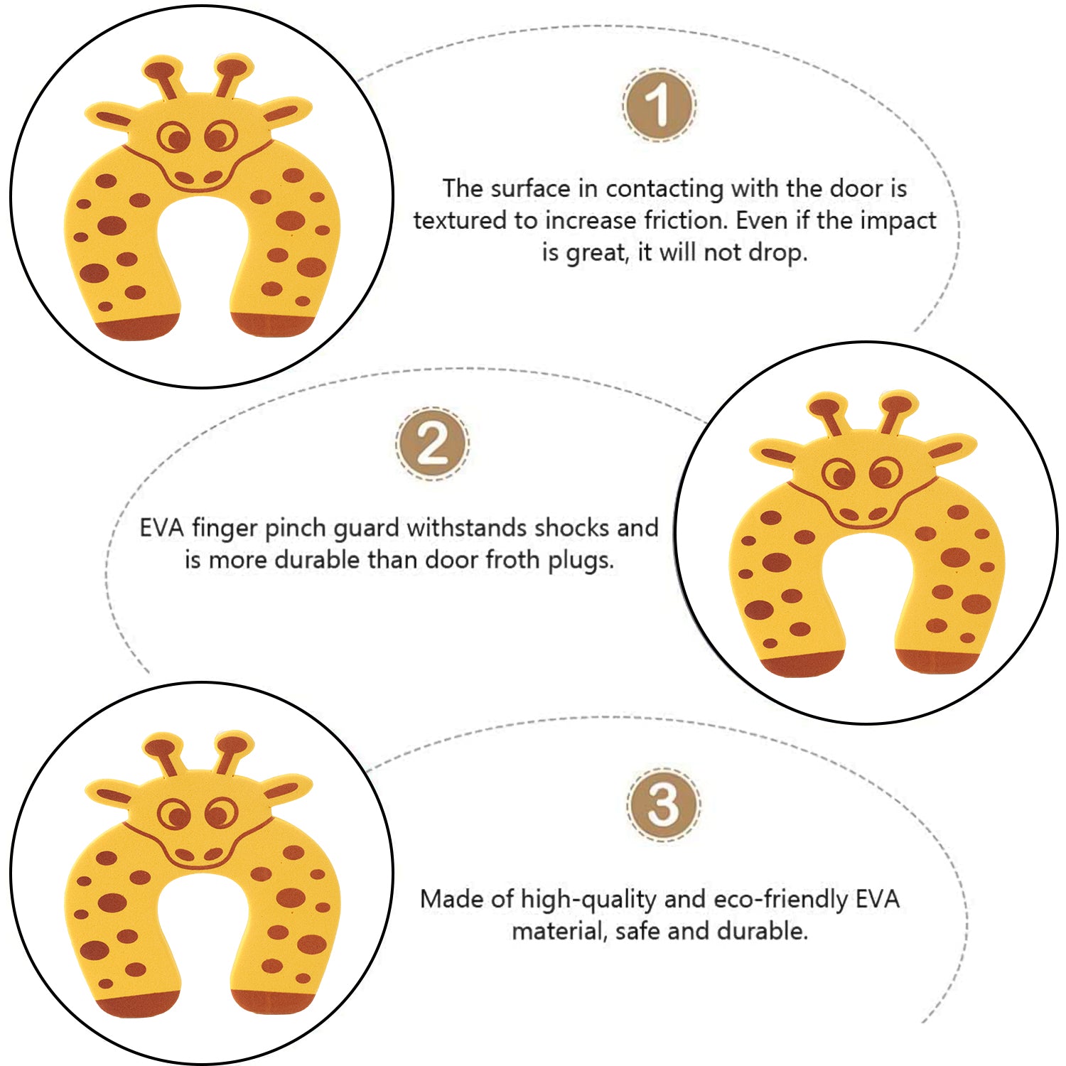 6130 1 પીસી મિક્સ ડોર સ્ટોપરનો ઉપયોગ તમામ પ્રકારના ઘરગથ્થુ અને સત્તાવાર સ્થળોએ ખાસ કરીને દરવાજાઓની ગતિને નિયંત્રિત કરવા માટે થાય છે.