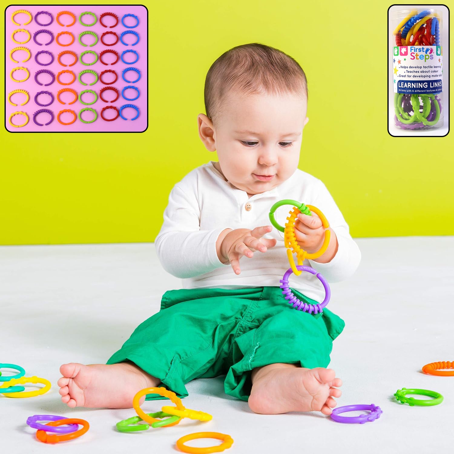 Baby learning links toy set