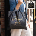 Premium Reusable Plastic Thank You Print Gift Carry Bag 30x26 Cm (1 Pc)