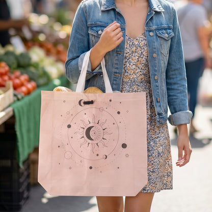 Multipurpose Carry Hand Bag With Lock System (1 Pc, 46x42 Cm)