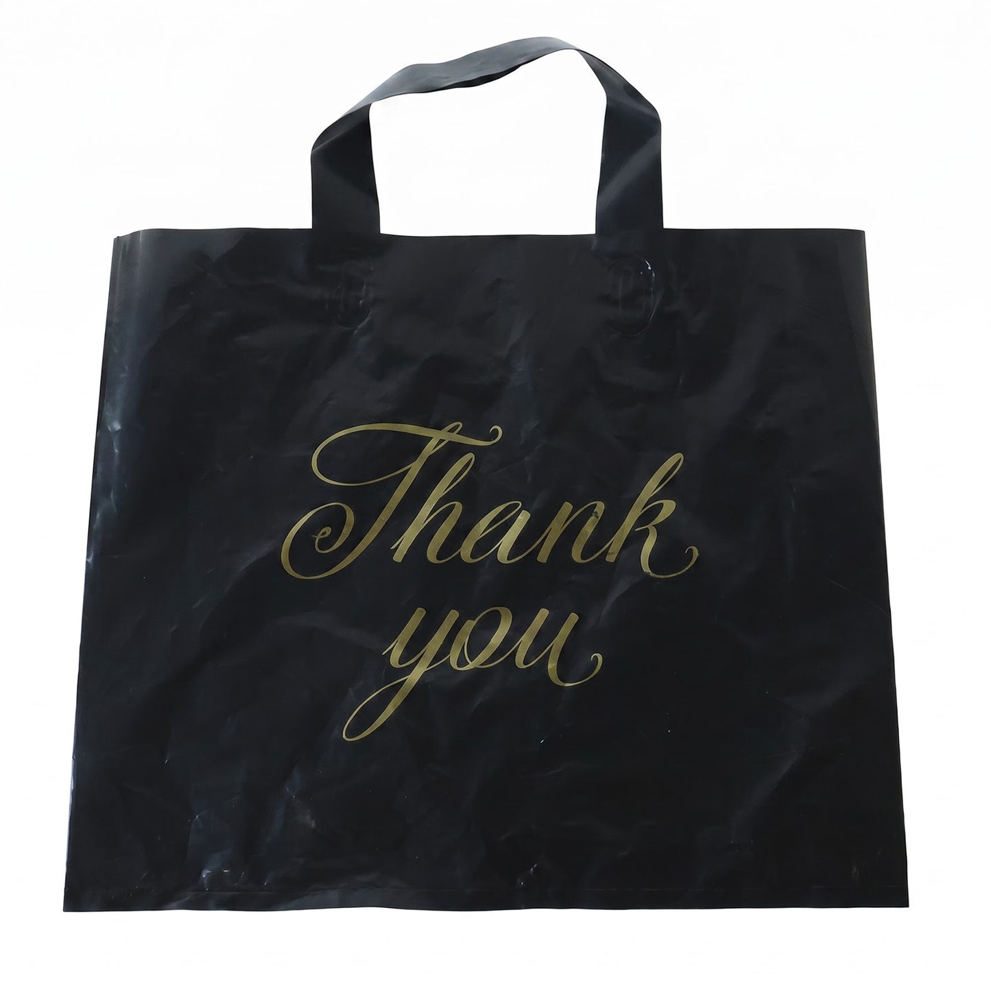 Premium Reusable Plastic Thank You Print Gift Carry Bag 30x26 Cm (1 Pc)