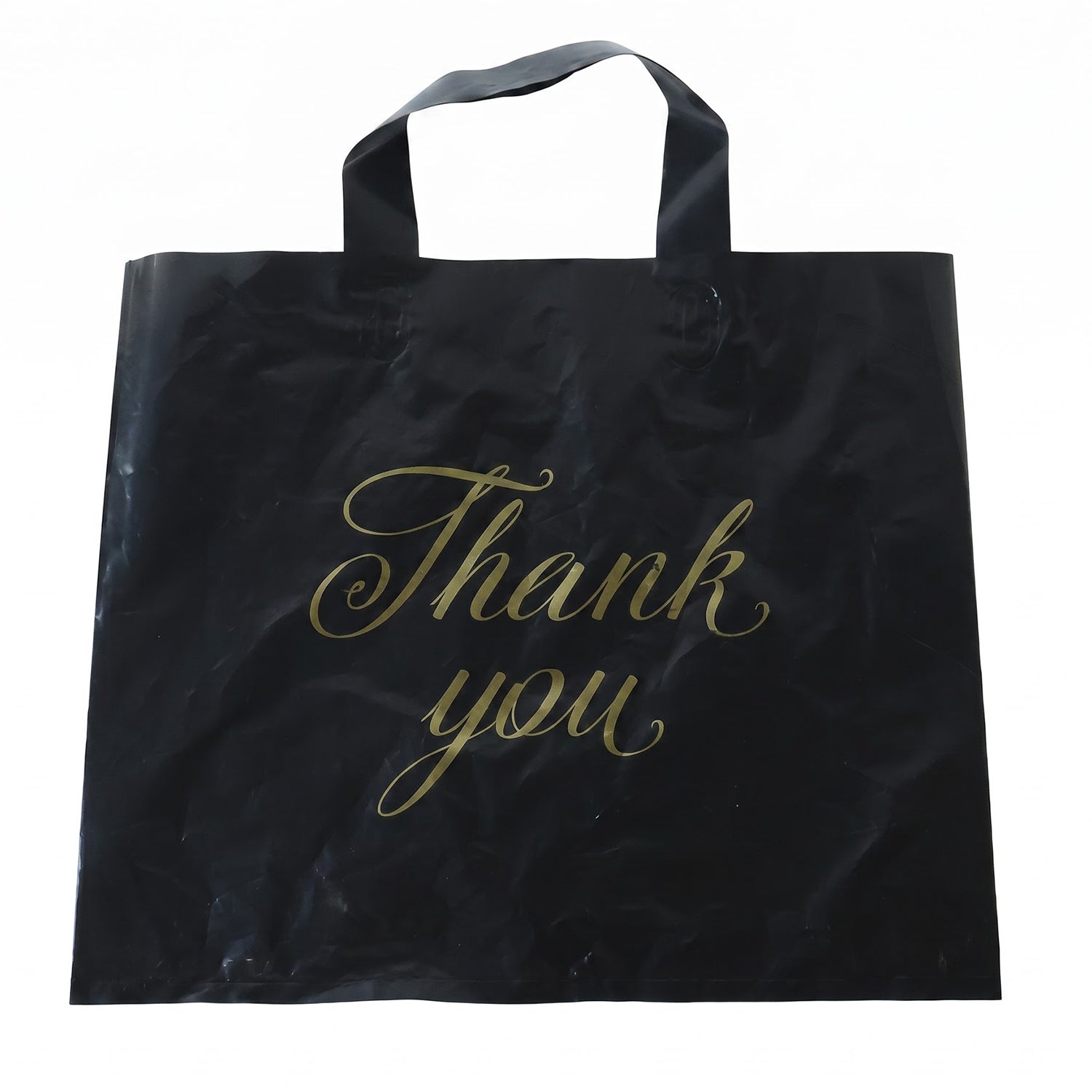Premium Reusable Plastic Thank You Print Gift Carry Bag 30x26 Cm (1 Pc)