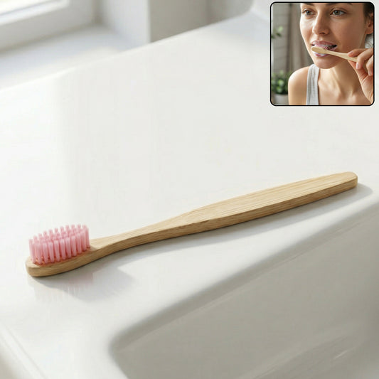 Natural Bamboo Toothbrush Soft Bristle (1 Pc)