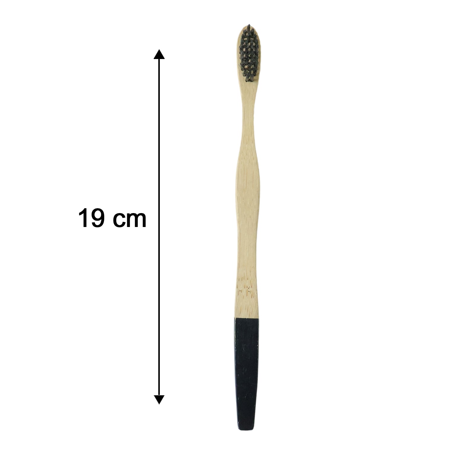 Size comparison for bamboo toothbrush