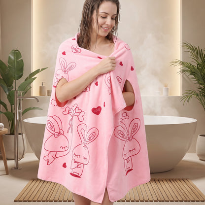 Comfortable towel dress wrap for home and hostel use