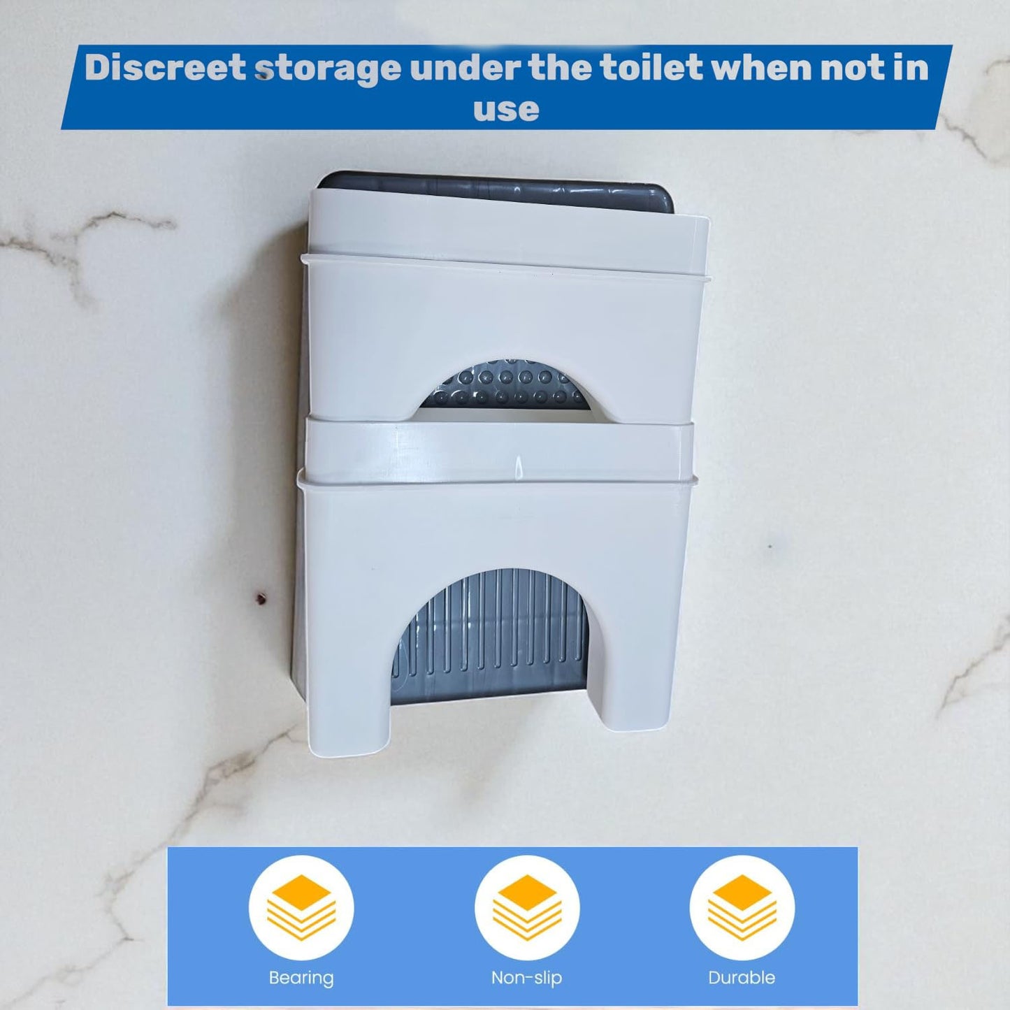 Anti-slip Surface on Toilet Stool